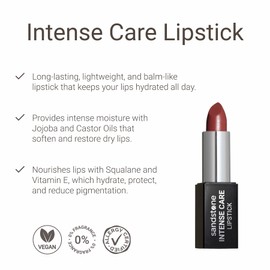 Sandstone Scandinavia - Intense Care Lipstick, Hypoallergenic, Highly Pigmented, Durable, Moisturising and Nourishing Formula, Vegan, Unscented or Flavoured (48 Busy Girl, 3.5 g)