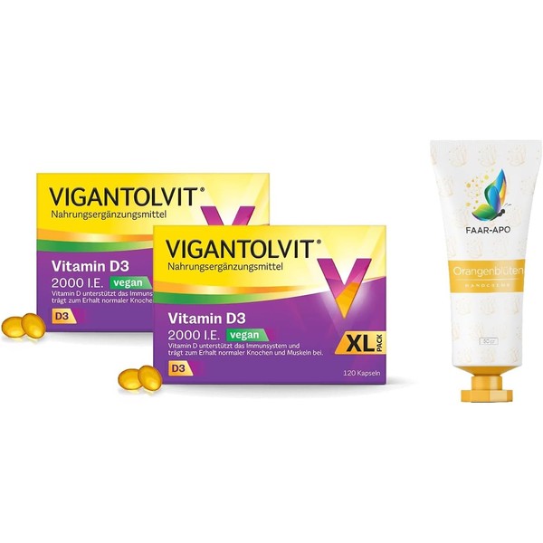 Vigantolvit Vegan Soft Capsules – Economy Set 2 x 120