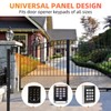 Dreamtrue Universal Keypad Mounting Post with Waterproof Cover, Height Adjustable
