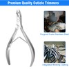 Cuticle Scissors, Professional Cuticle Scissors Made of Stainless Steel, Fine