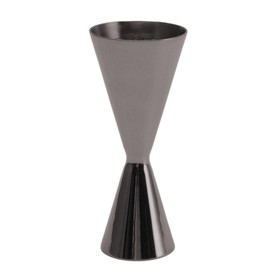 Cocktail Double Jigger Stainless Steel Innovative Wine Measuring Cup Bartending Measuring Jigger 1/2oz Black Plating