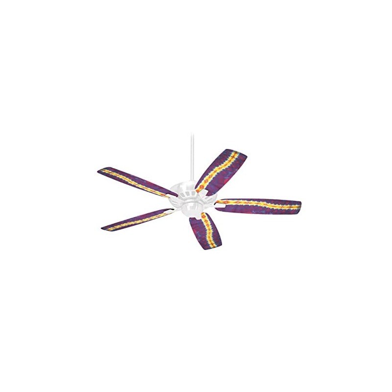 Tie Dye Spine 105 - Ceiling Fan Skin Kit fits
