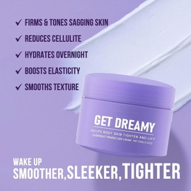 2Pcs Get Dreamy Overnight Toning Whip, Get Dreamy Toning Cream, Overnight Body Toning Cream, Toning&Firming Body Cream That Works While You Sleep, Helps Target the Appearance of Loose Skin