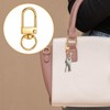 30 PCS Gold Lobster Claw Clasps for Keychains, Metal Keychain
