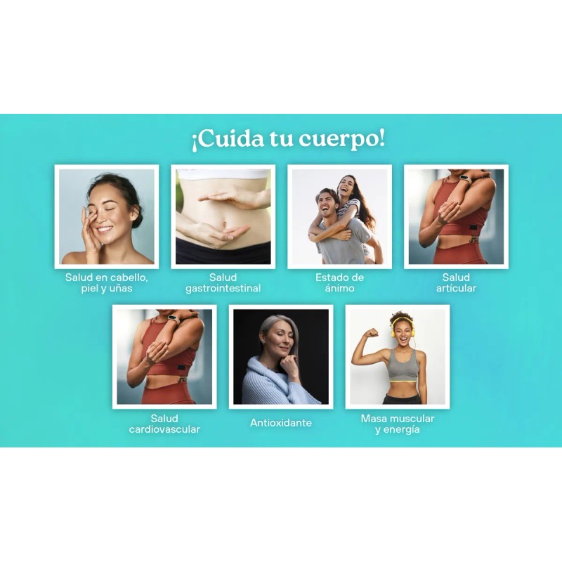 Colágeno Hidrolizado Marino 90 Cápsulas Vizana Nutrition