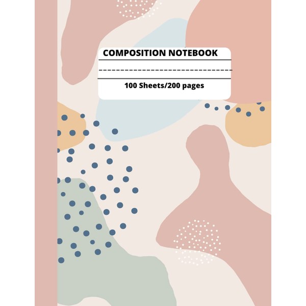 Composition Notebook: 8.5 x 11 Wide Ruled 200 Pages