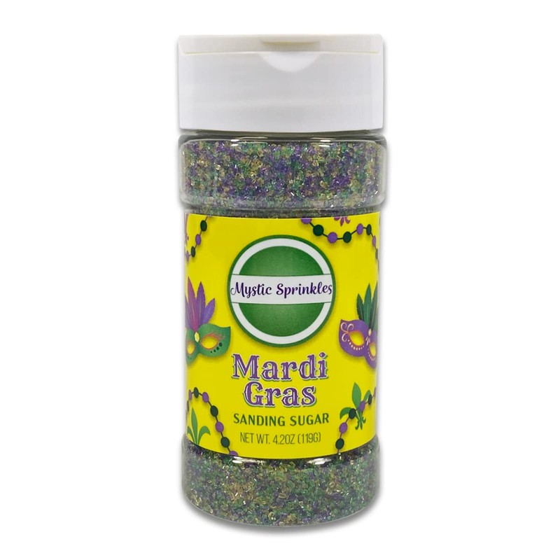 Mystic Sprinkles Mardi Gras Sprinkle Mixes (Mardi Gras Sanding Sugar
