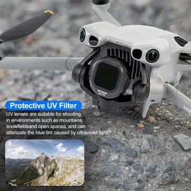 Skyreat ND Filter Kit for DJI Mini 5 Pro Drone, 4-Pack Replenish Set (UV, ND4, ND16, ND64), Lens Protection & Polarizer Add-On for Fly More Combo Owners