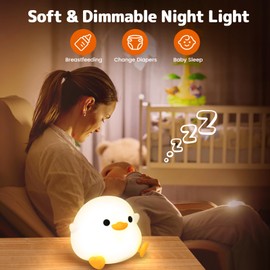 UCAMP UCAMP Nachtlicht Kinder,LED Silikon Nachttischlampe mit Dimmbar Touch und Timer,Nachtlampe Kinderzimmer Deko,Babyzimmer Kinderzimmer Nachtlampe fr Geschenke