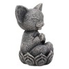 Ebros Feng Shui Zen Meditating Japanese Jizo Cat Monk On