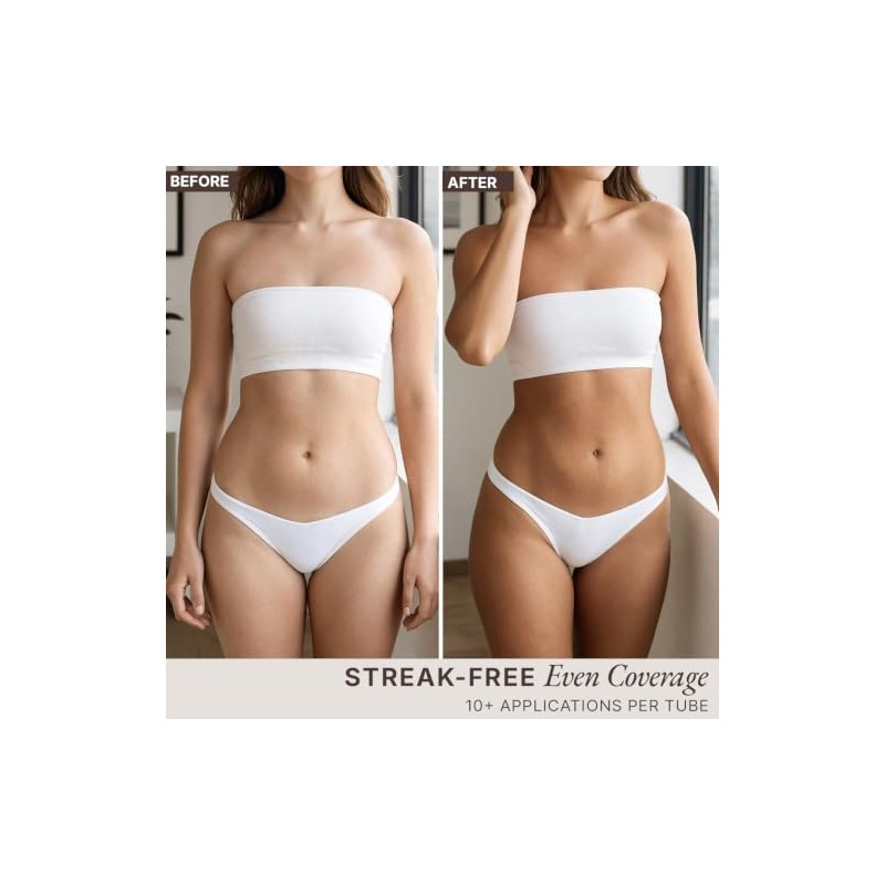 Self Tanner & Tanning Application Kit - Bundle of Sunless