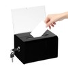 Acrylic Donation Box, Lockable, Ballot Box, Transparent with Key Lock