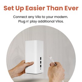 Vilo Sistema Wi-Fi de 6 malla Wi-Fi 6 AX1800 cobertura de hasta 2.000 pies cuadrados (paquete de 1)