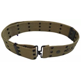 M1 Webbing Canvas Belt Reproduction OD Green with U.S Marking