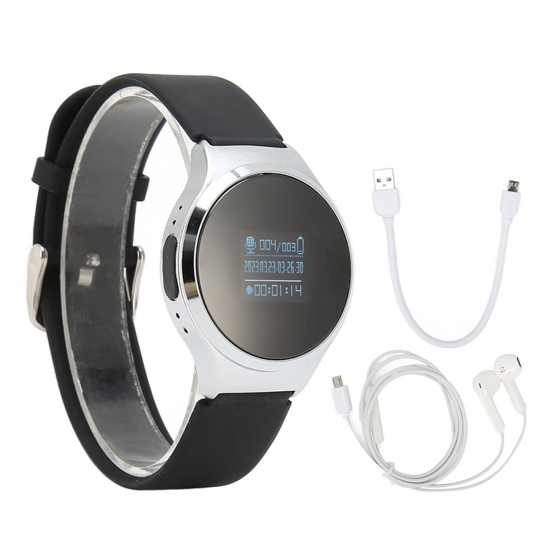 Voice Recorder Watch, Digital Voice Activated Recorder Bracelet, MP3 Player
