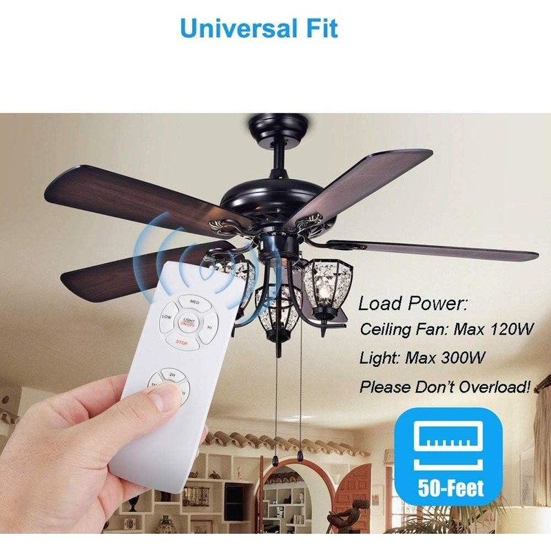 Ceiling Fan Remote Control Kit, Timing Wireless Remote Control