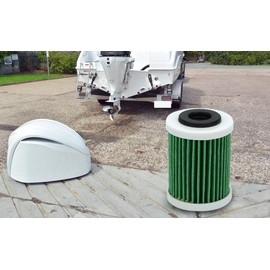 Tvent Yamaha Outboard Fuel Filter Replacement for Yamaha F150 LF150 VF200 F200 VF225 F225 VF250 F250 VF225LA Primary Fuel Filter Element 6p3-ws24a-01-00 6P3-24563-00-00 6P3-24563-01-00 (Pack of 3)