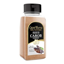 GranAroma Carob Powder, Baked Goods, Shakes & Smoothies (8.5 Ounce)