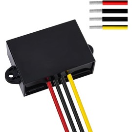 DC 12V 24V to 5V Step-Down Converter Regulator 5A 25 Watt Voltage Converter Transformer Converter Transformer Adapter for Car Electronics Truck Vehicle Boat Solar System (Accept DC 8-40V Inputs)