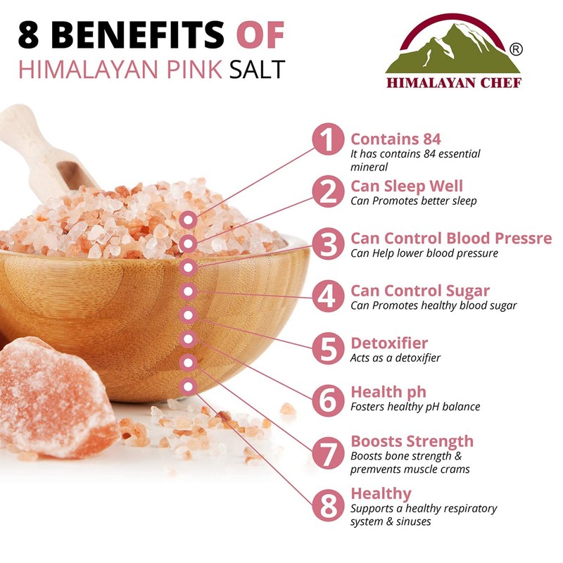 Himalayan Chef Pink Himalayan Salt, Fine Grain - 6 lbs