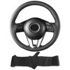 Yeolpise - Funda para volante de piel de microfibra cosida