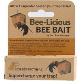 Bee-Licious Bee Bait All Natural Carpenter Bee Attracts More Carpenter Bees, 10ml - 1 Pack
