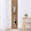 80"x15.7" Cat Wall Scratching Mat, Extra Large Cat Climbing Carpet