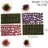 314 Pcs Nylon Miniature Grass Tufts, Mixed Pink & Purple
