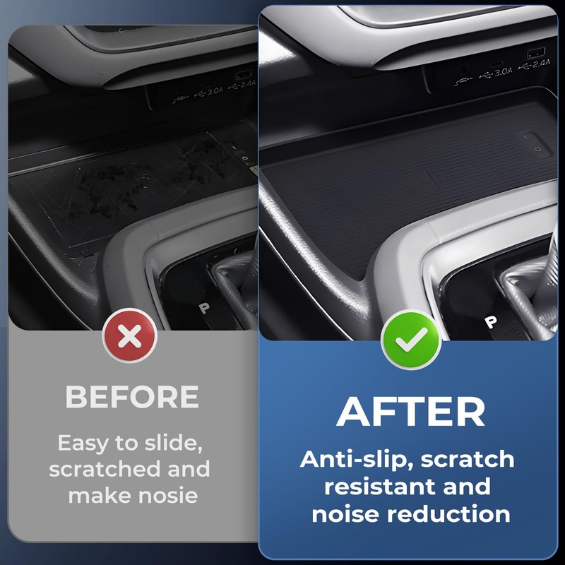 Katorn Wireless Charging Protective Mat for Subaru Crosstrek/Impreza 2026 2025