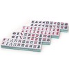Yellow Mountain Imports Set of 166 American Mahjong Tiles, Pepper