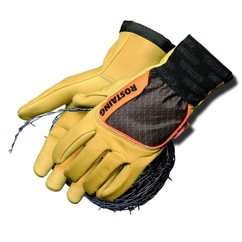 ROSTAING Gloves CLOTURE – Puncture Resistant Leather Gloves for Heavy