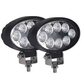 Oval Led Flood Light 12v/24v, 2PACK 5.5In 24W Led Light Bar Cab Rear Led Work Light Waterproof for Tractor,Truck,Offroad 4x4,Motorcycle,SUV,ATV,UTV,Pickup