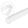 sourcing map PVC Clear Vinyl Tubing, 28mm ID 34mm OD