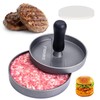 GWHOLE Burger Press with 100PCS Wax Papers Set Non-Stick Patty