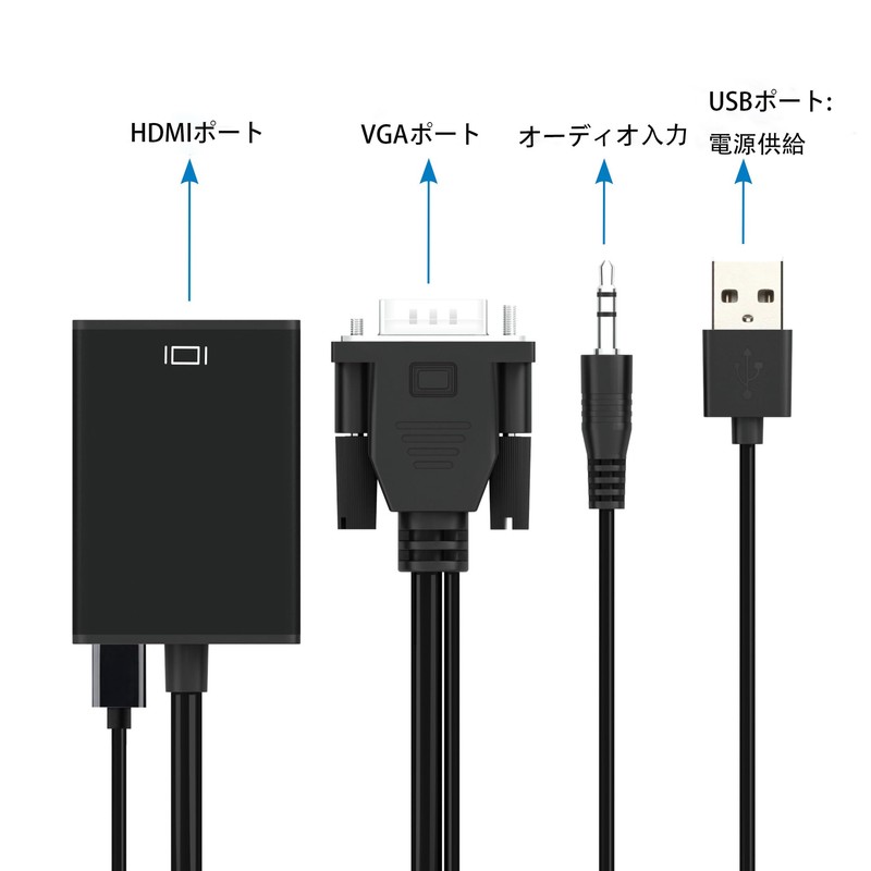vga to hdmi converter adapter, HOUREIHOU