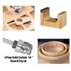 Pattern Flush Trim Router Bit 1/4 Shank, 3-Flute, 1/4" Radius,