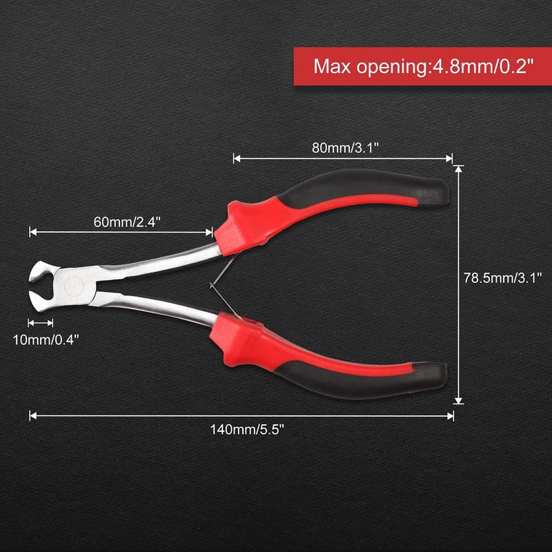 LEONTOOL 5.5 Inch End Cutting Pliers Mini Jewelry Cutting Pliers