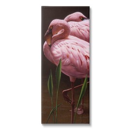 Stupell Industries Two Flamingos Pond Nature Canvas Wall Art, Design by Daniel Smith
