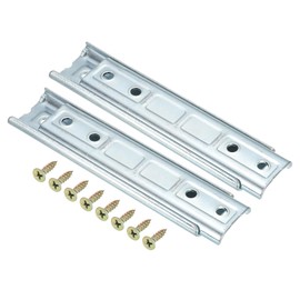 uxcell Sectional Couch Connectors, 2Pcs Sofa Connector Furniture Sofa Latch, Sofa Slider, Bed Frame Accessories Sofa Fixing Bolt, Interlocking Sofa Connector Bracket 160mm, Silver Tone