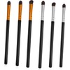 6 Piezas Pincel Para Sombras De Ojos De Mango De