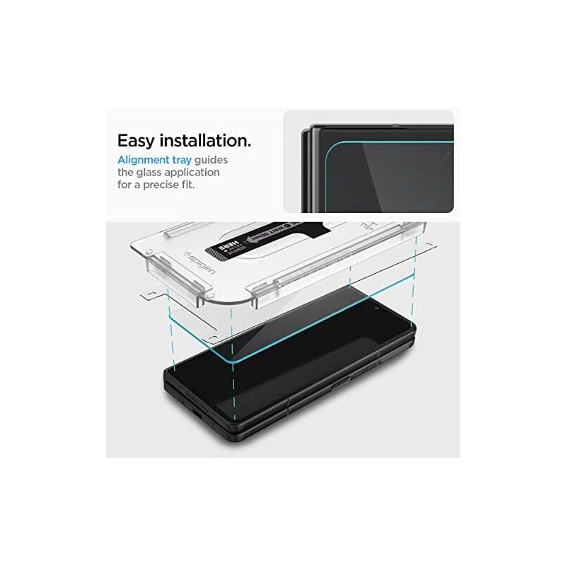 As shown Galaxy Z Fold 4 Tempered Glass Screen Protector