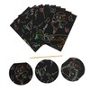 KONTONTY 1set Set of Scratch Paper for Boys and Girls