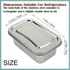Stainless Steel Ice Cream Containers with Airtight Lids,1.2 Quarts