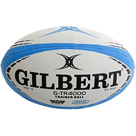 Gilbert G-TR4000 Trainer Rugby Ball (Blue, Size 3)