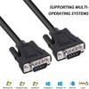 DTECH 1.5 Foot DB9 Serial Cable COM Port Male to