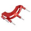 NICECNC Red Engine Alternator Cover Guard Protector Aluminum Compatible with