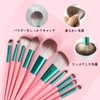 Derpilo Makeup Brushes Set of 10 Makeup Brushes with Makeup