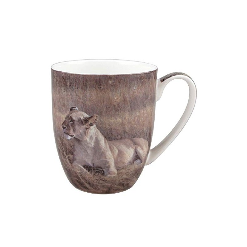 Robert Bateman Lions Set of 2 Mugs