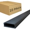 Large Latching Cable Raceway (1125 Series) - 5ft - Black