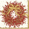 Caspari 16.5cm Pepperberry Lunch Napkin, Pack of 20
